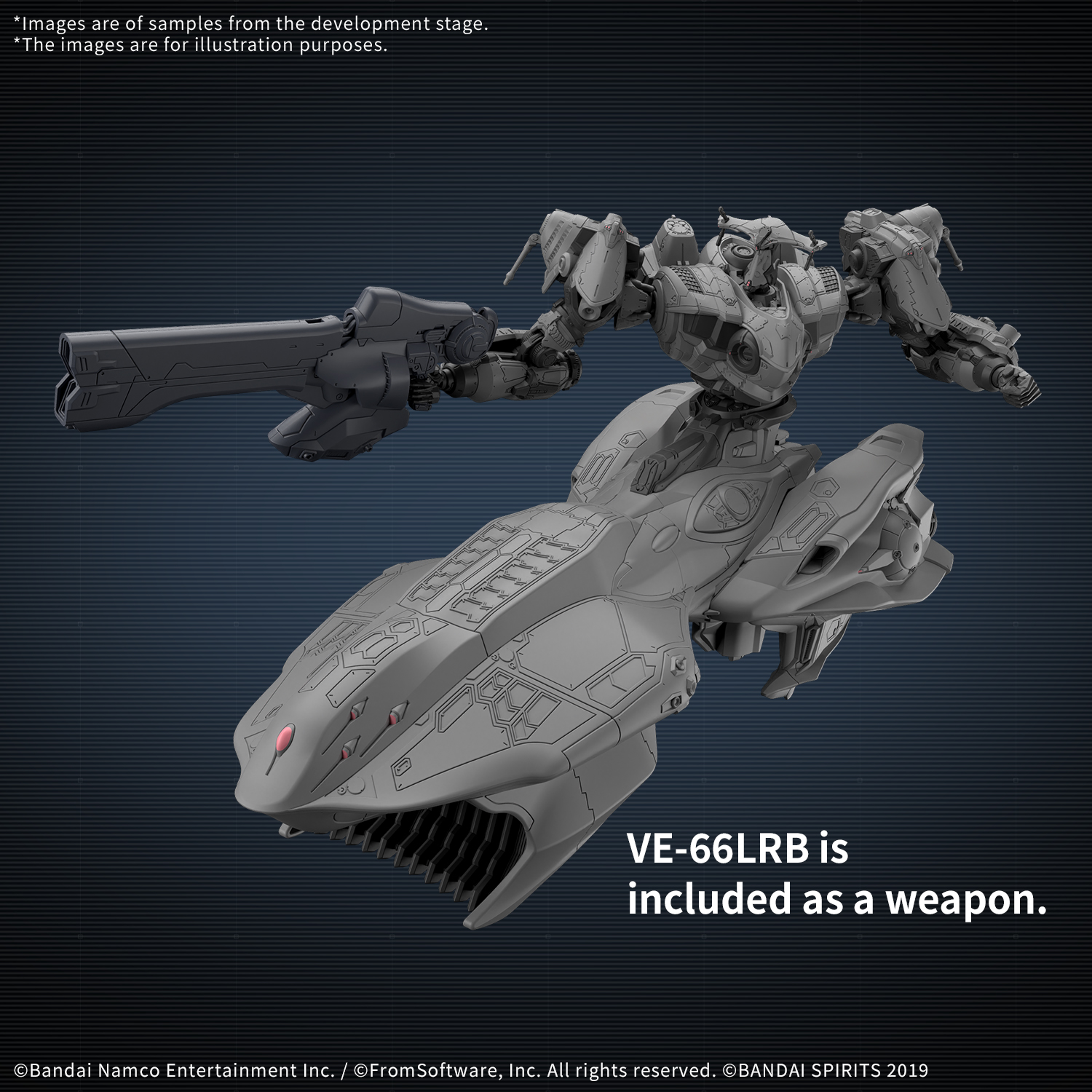 Armored Core VI Fires of Rubicon Arquebus Add VE-40A 30MM Model Kit