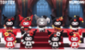 Sanrio Kuromi Poker Kingdom Plush Pendant Series Blind Box [1 of 8]