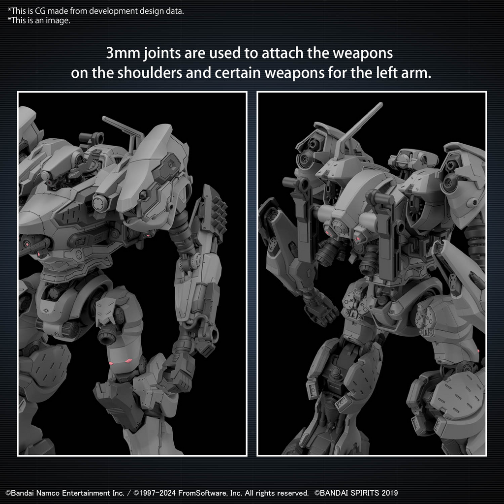 Armored Core VI Fires of Rubicon RaD CC-2000 Orbiter 30MM Model Kit