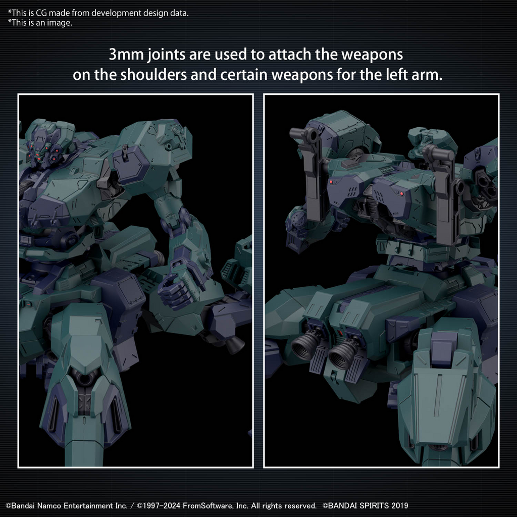Armored Core VI Fires of Rubicon Balam Industries BD-011 Melander Liger Tail 30MM Model Kit