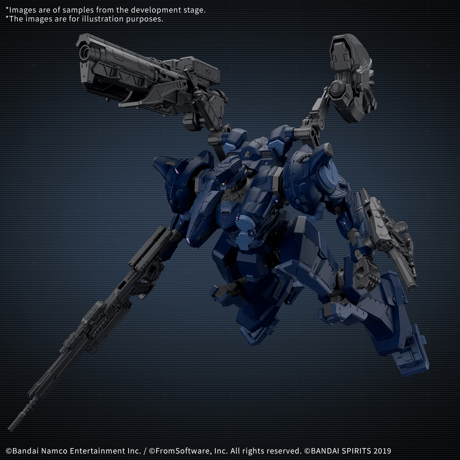 Armored Core VI Fires of Rubicon Arquebus Corporation VP-40S Locksmith 30MM Model Kit