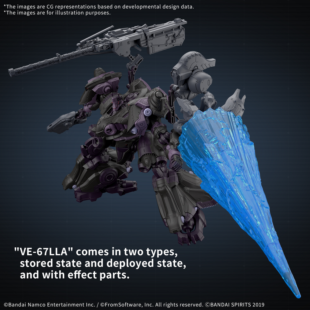 Armored Core 6 Fires of Rubicon Arquebus Arquebus Add VE-40A Open Faith 30MM Model Kit