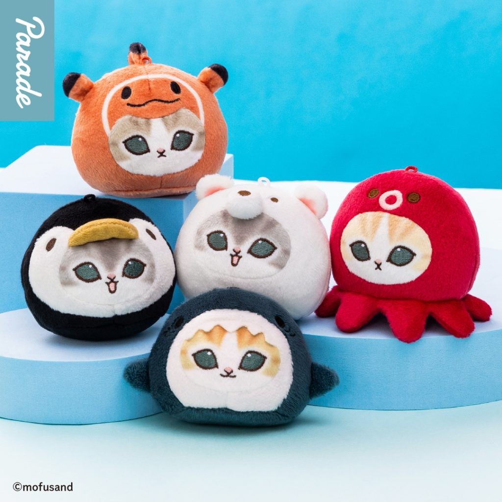 Mofusand Marine Life Face Plush Blind Box [1 of 6]