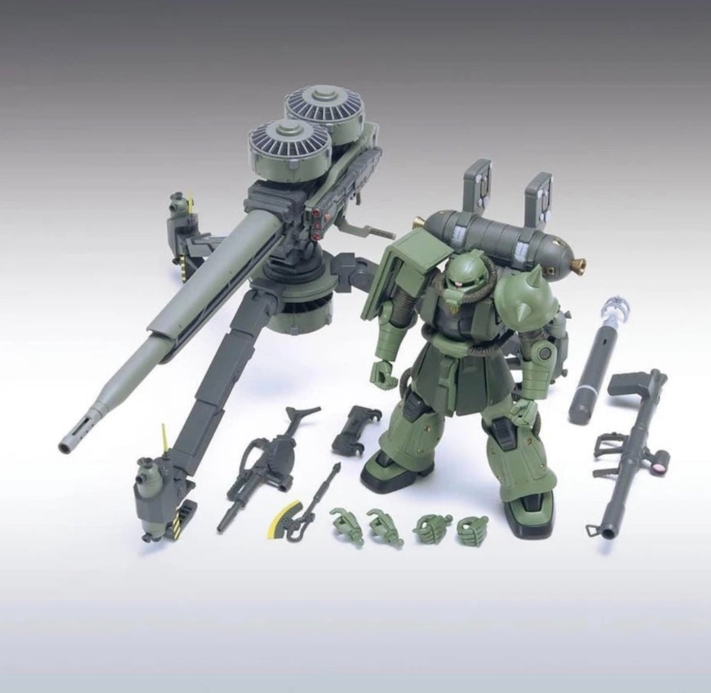 Mobile Suit Gundam Thunderbikt #7 MS-06 Zaku II + Big Gun Set HGGT 1/144 Scale Model Kit