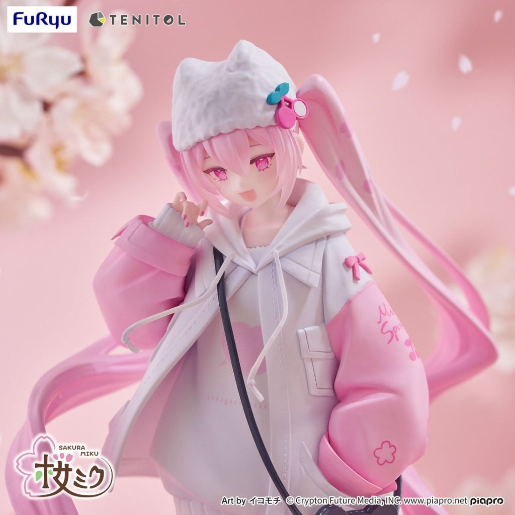 Hatsune Miku Sakura Miku Cool Style Petit TENITOL Figure