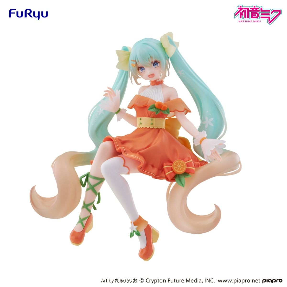 Hatsune Miku Citrus Version Noodle Stopper Figure