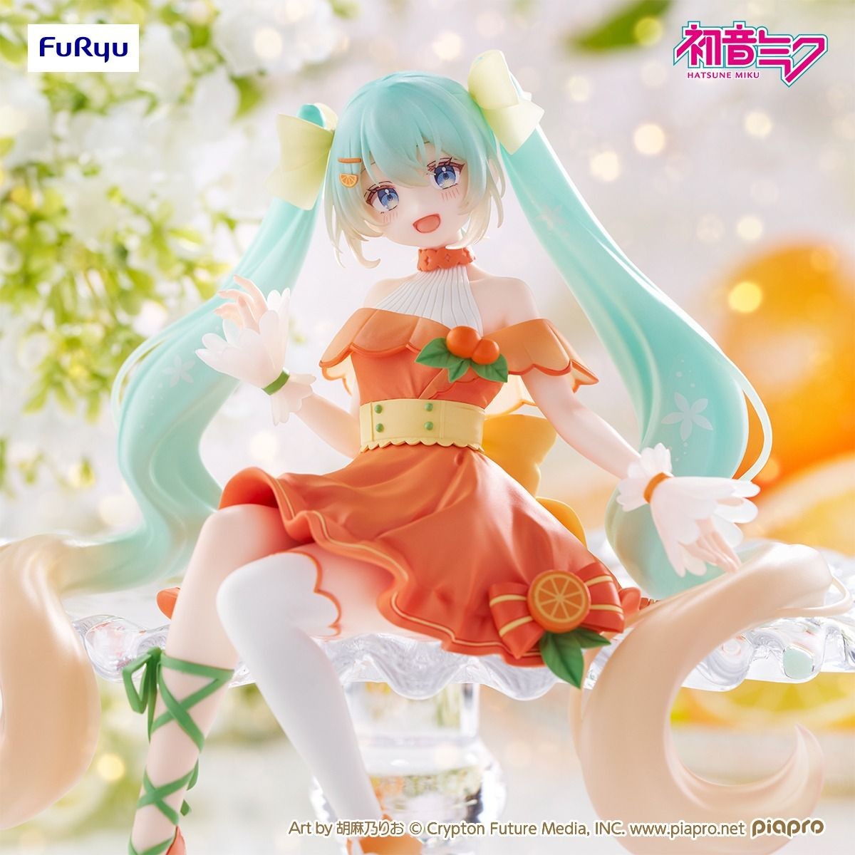 Hatsune Miku Citrus Version Noodle Stopper Figure