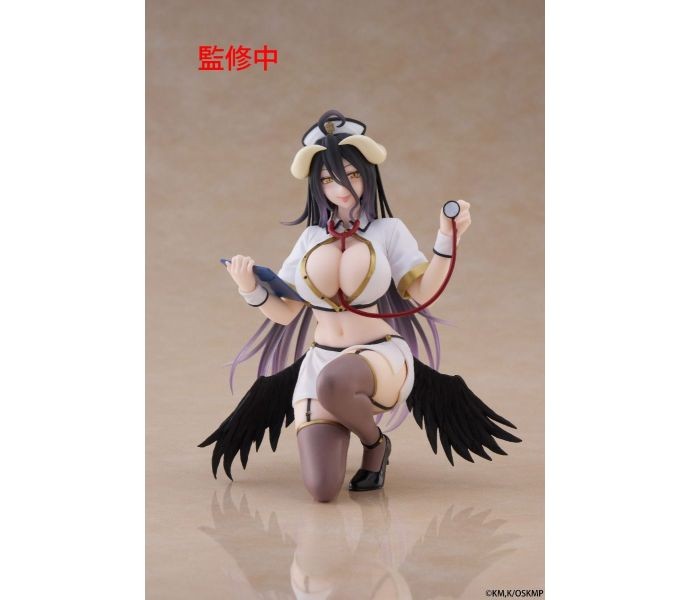 Overlord Albedo Nurse Version Desktop Cute Figure