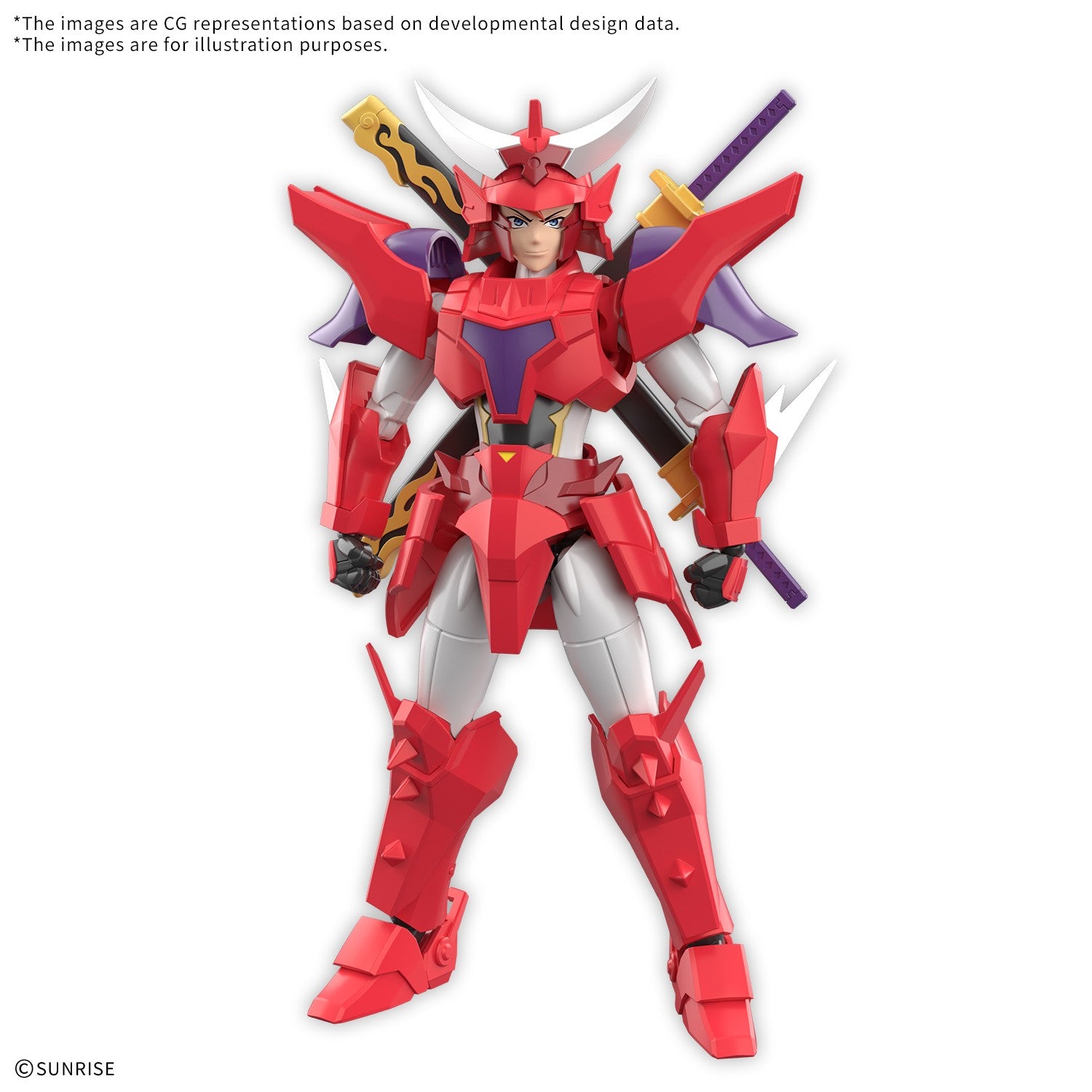 Ronin Warriors 30 Minutes Fantasy Yoroi-Shinden Samurai Troopers Gai of the Heat Model Kit