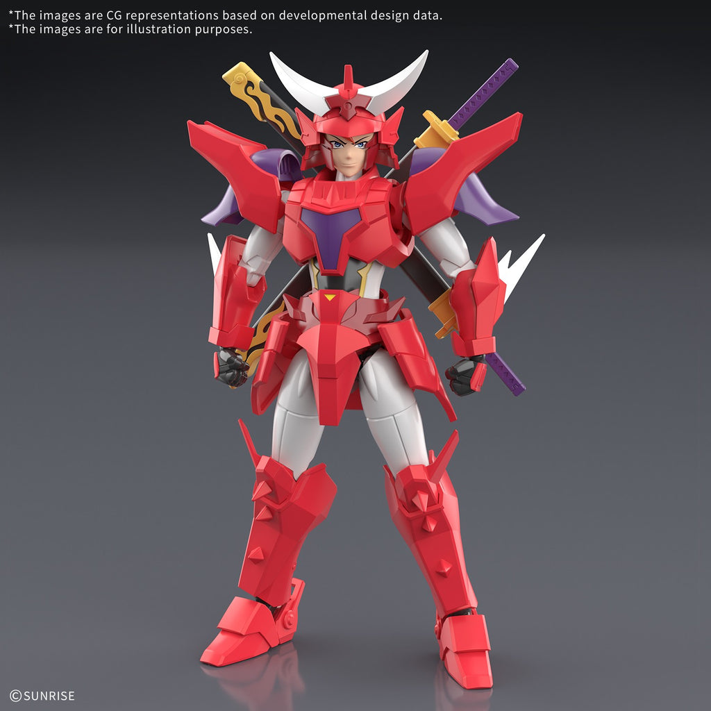 Ronin Warriors 30 Minutes Fantasy Yoroi-Shinden Samurai Troopers Gai of the Heat Model Kit