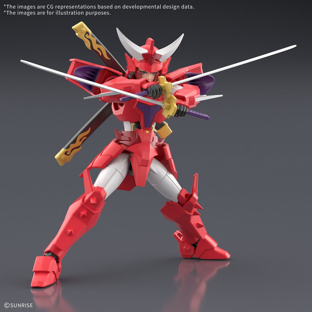 Ronin Warriors 30 Minutes Fantasy Yoroi-Shinden Samurai Troopers Gai of the Heat Model Kit