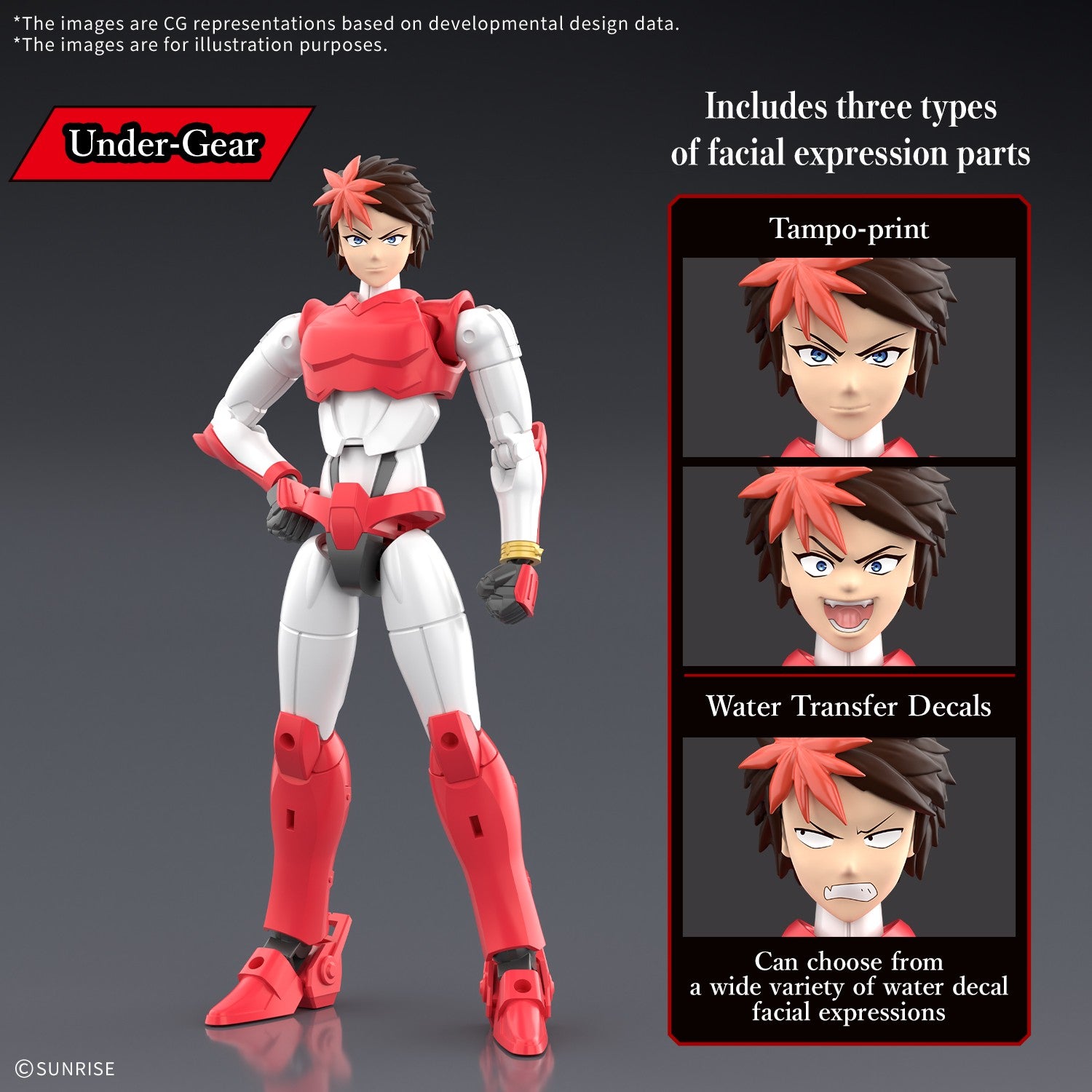 Ronin Warriors 30 Minutes Fantasy Yoroi-Shinden Samurai Troopers Gai of the Heat Model Kit