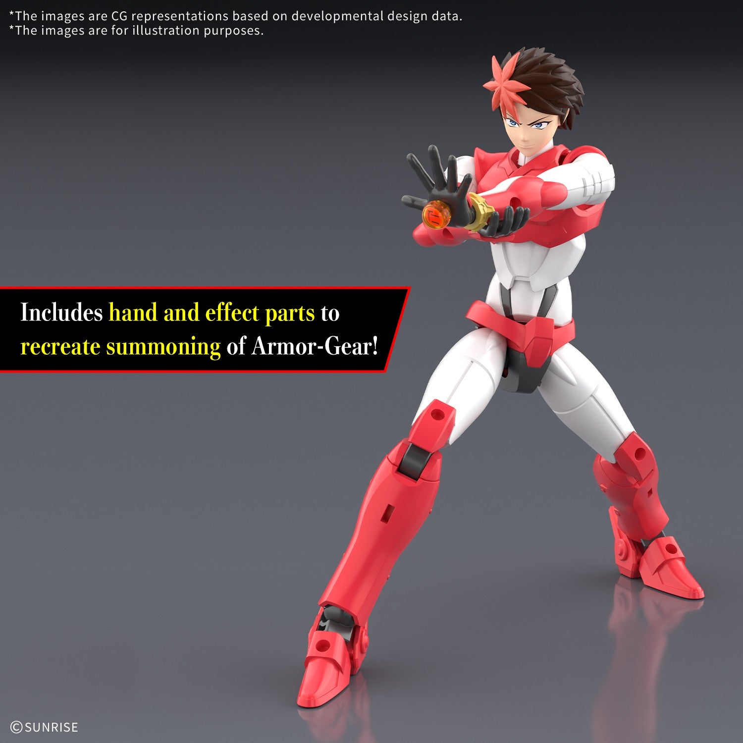Ronin Warriors 30 Minutes Fantasy Yoroi-Shinden Samurai Troopers Gai of the Heat Model Kit