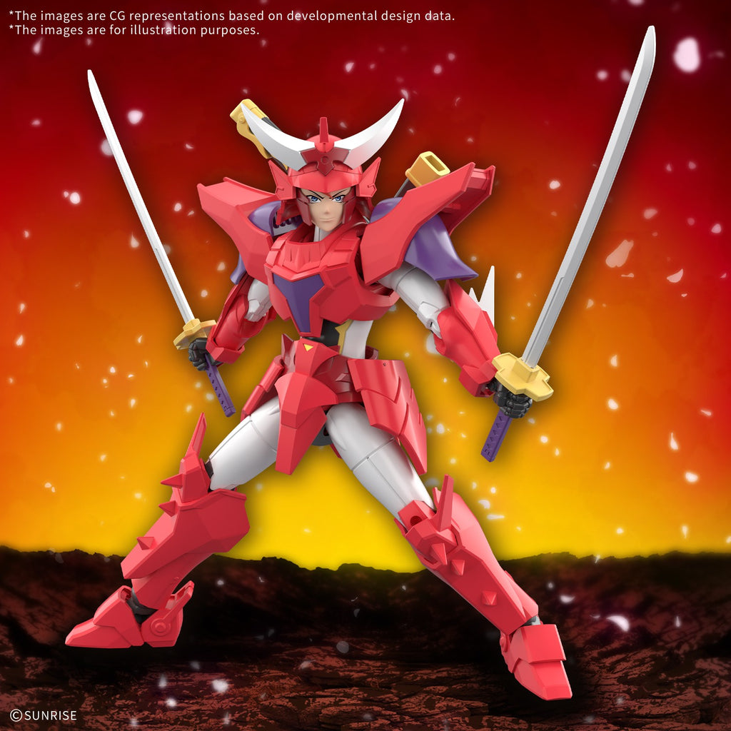 Ronin Warriors 30 Minutes Fantasy Yoroi-Shinden Samurai Troopers Gai of the Heat Model Kit