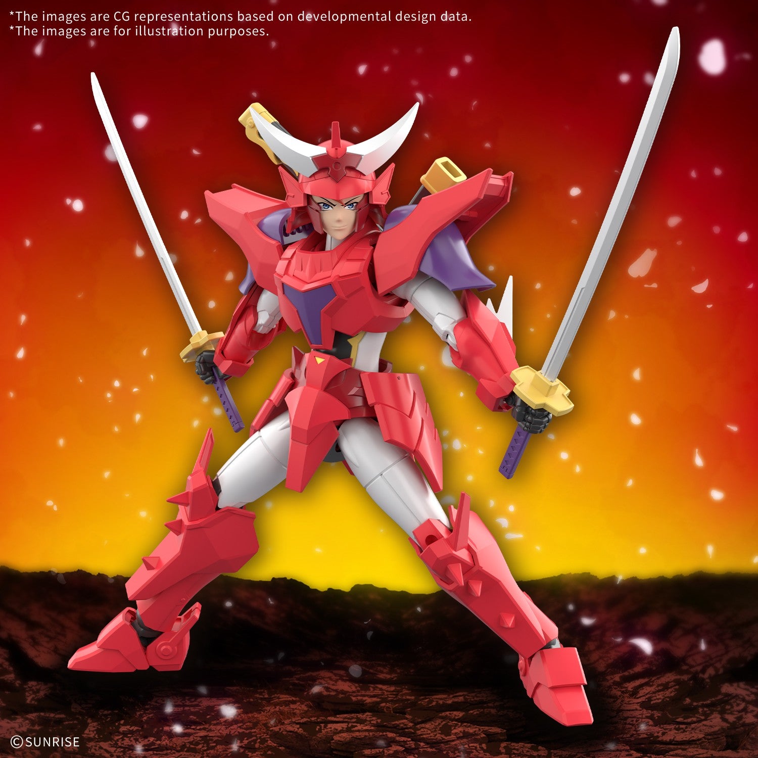 Ronin Warriors 30 Minutes Fantasy Yoroi-Shinden Samurai Troopers Gai of the Heat Model Kit