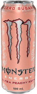 Monster Energy [Ultra Peachy Keen] Zero Sugar Drink Can 355ml