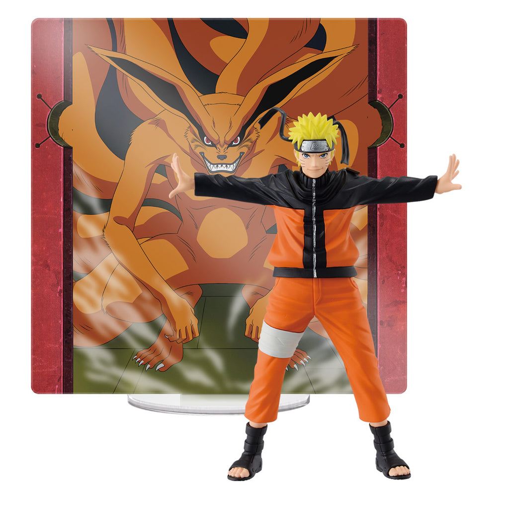 Naruto: Shippuden Naruto Uzumaki Nine-Tail Fox Panel Spectacle Statue