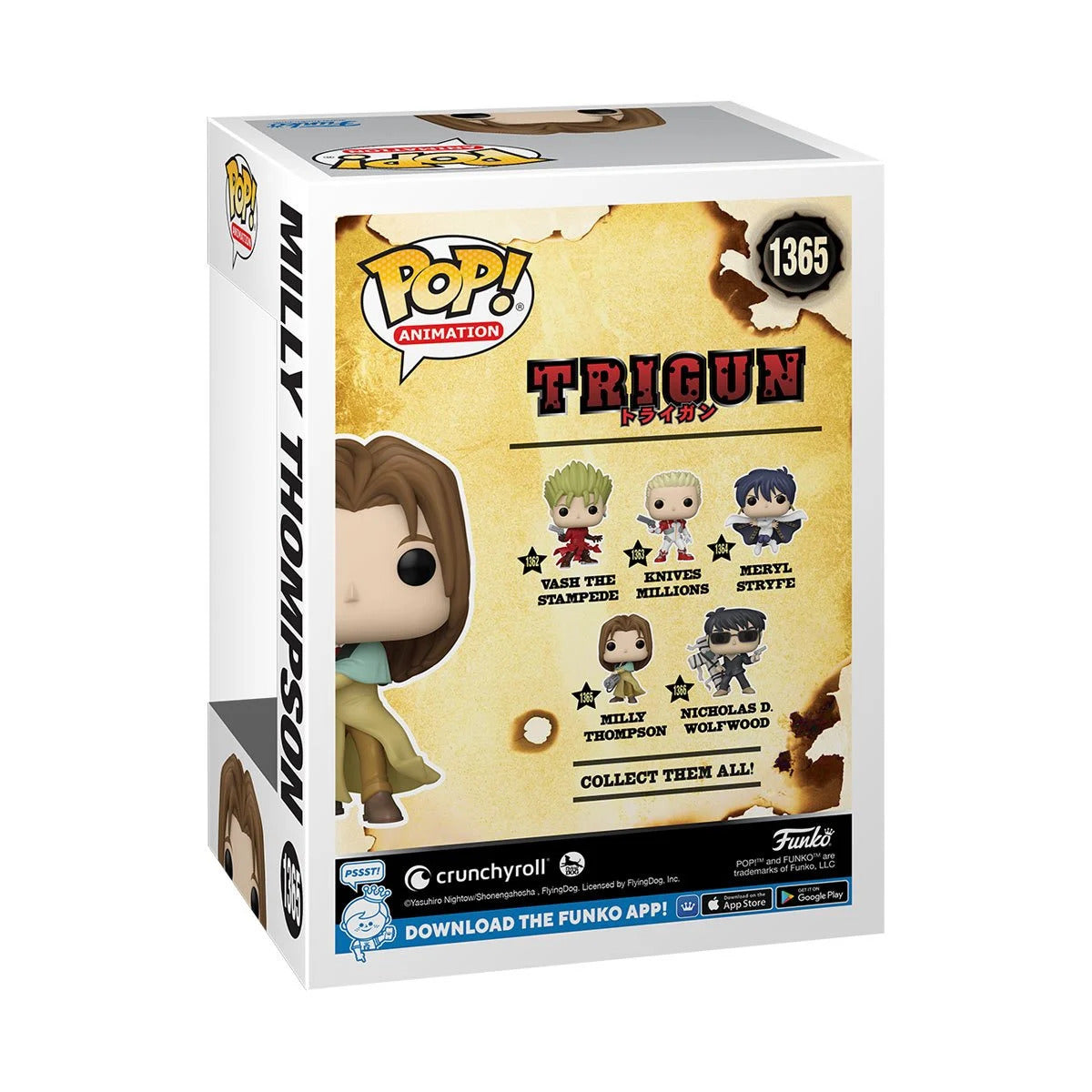 Trigun Milly Thompson Funko Pop! #1365 Vinyl Figure