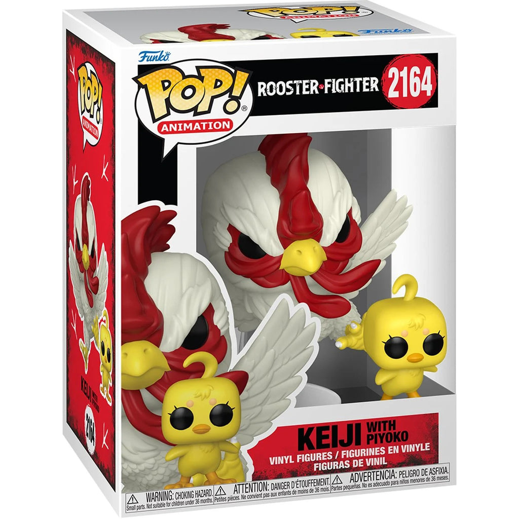 Rooster Fighter Keiji with Piyoko Funko Pop! and Buddy #2164 Vinyl Figure