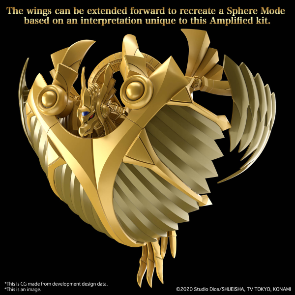 Yu-Gi-Oh! Egyptian God The Winged Dragon of Ra Figure-Rise Standard Amplified Model Kit
