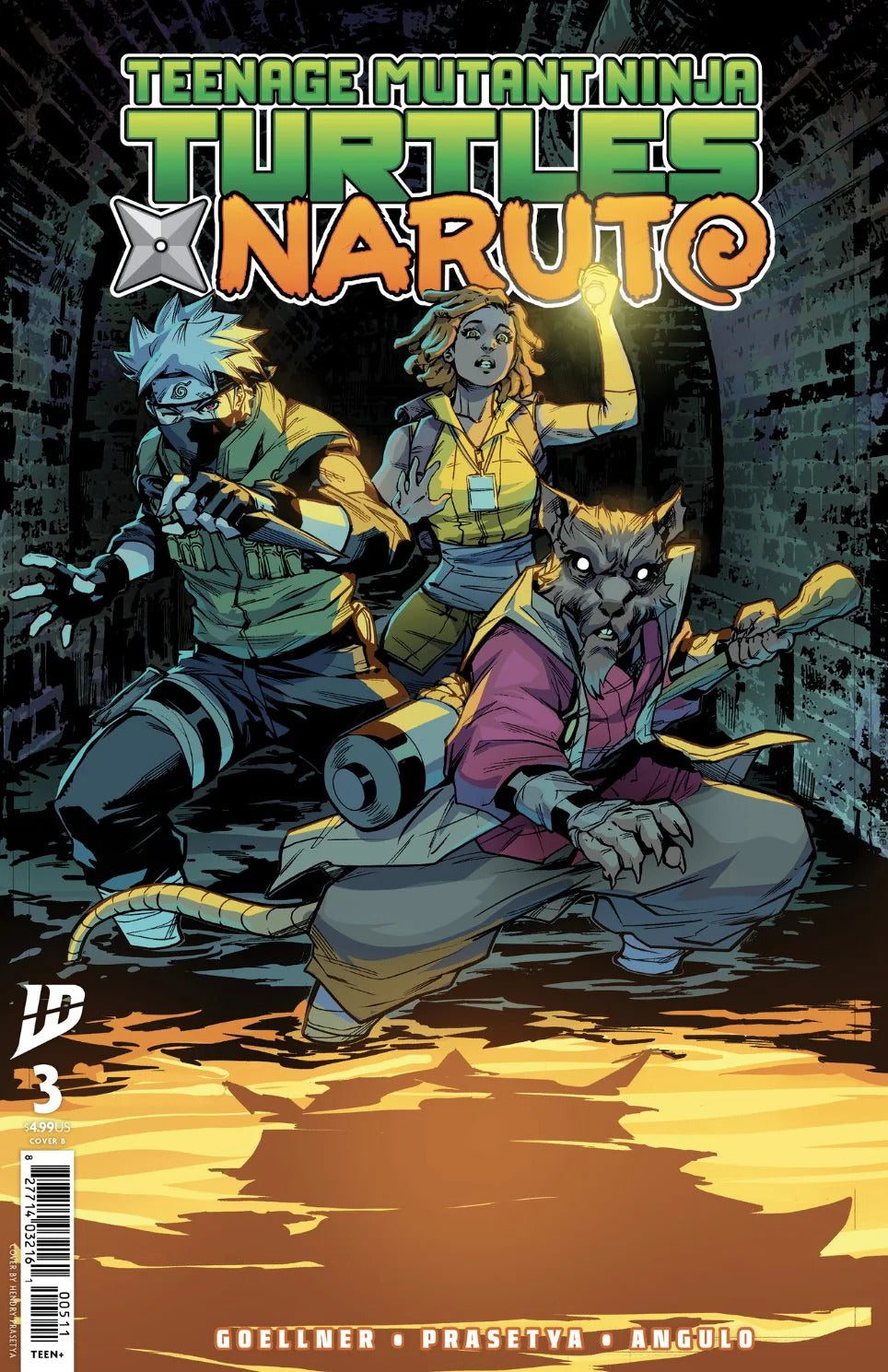 Teenage Mutant Ninja Turtles x Naruto #3 Comic