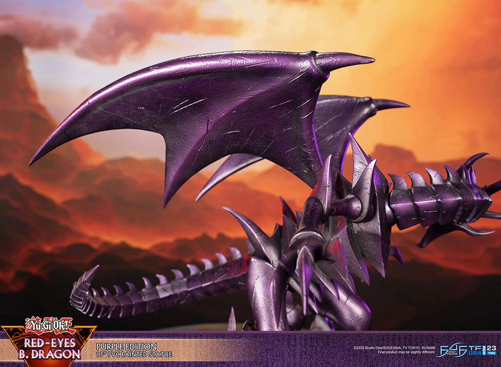 Yu-Gi-Oh! Red Eyes Black Dragon [Purple Edition] F4F Figure