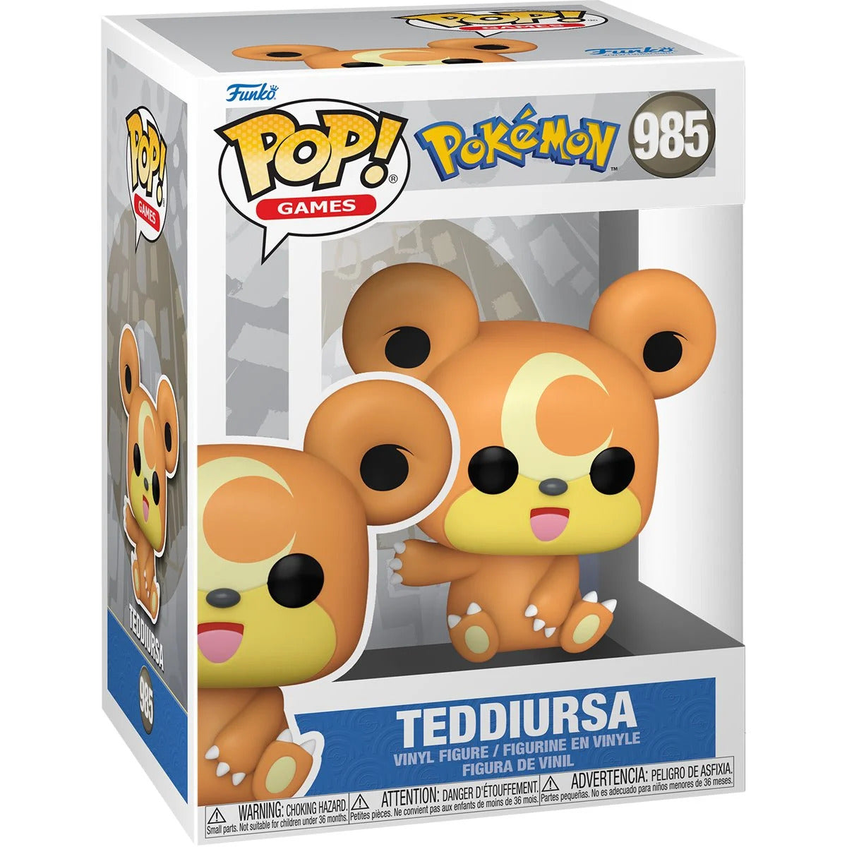 Pokemon Teddiursa Funko Pop! #985 Vinyl Figure