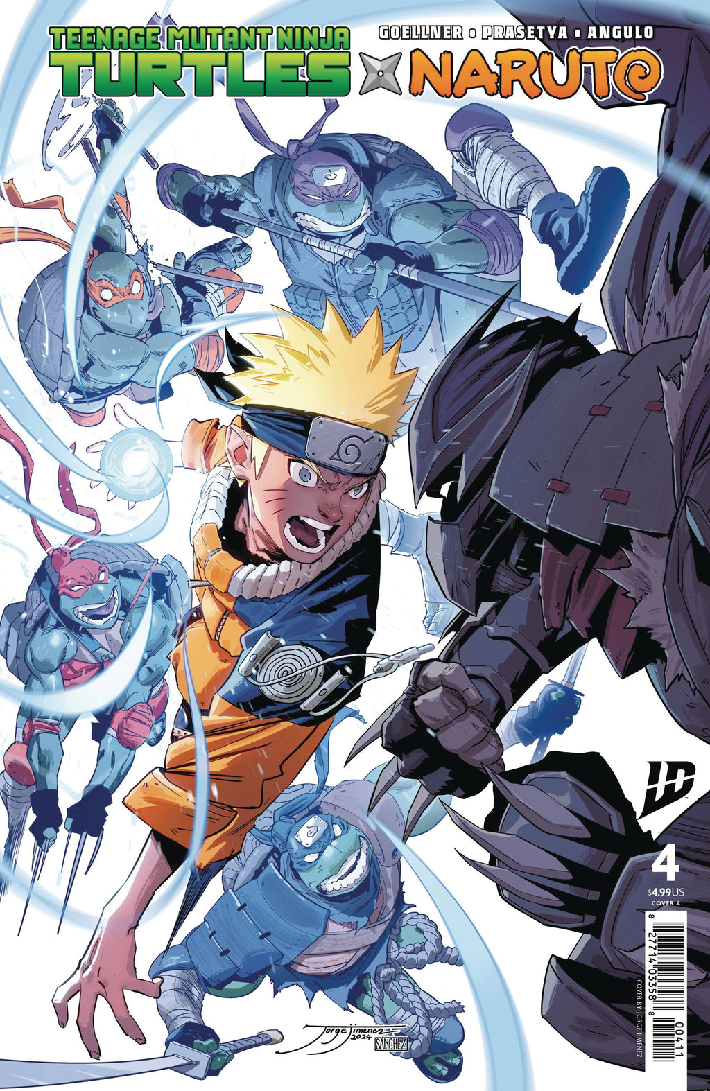 Teenage Mutant Ninja Turtles x Naruto #4 Comic