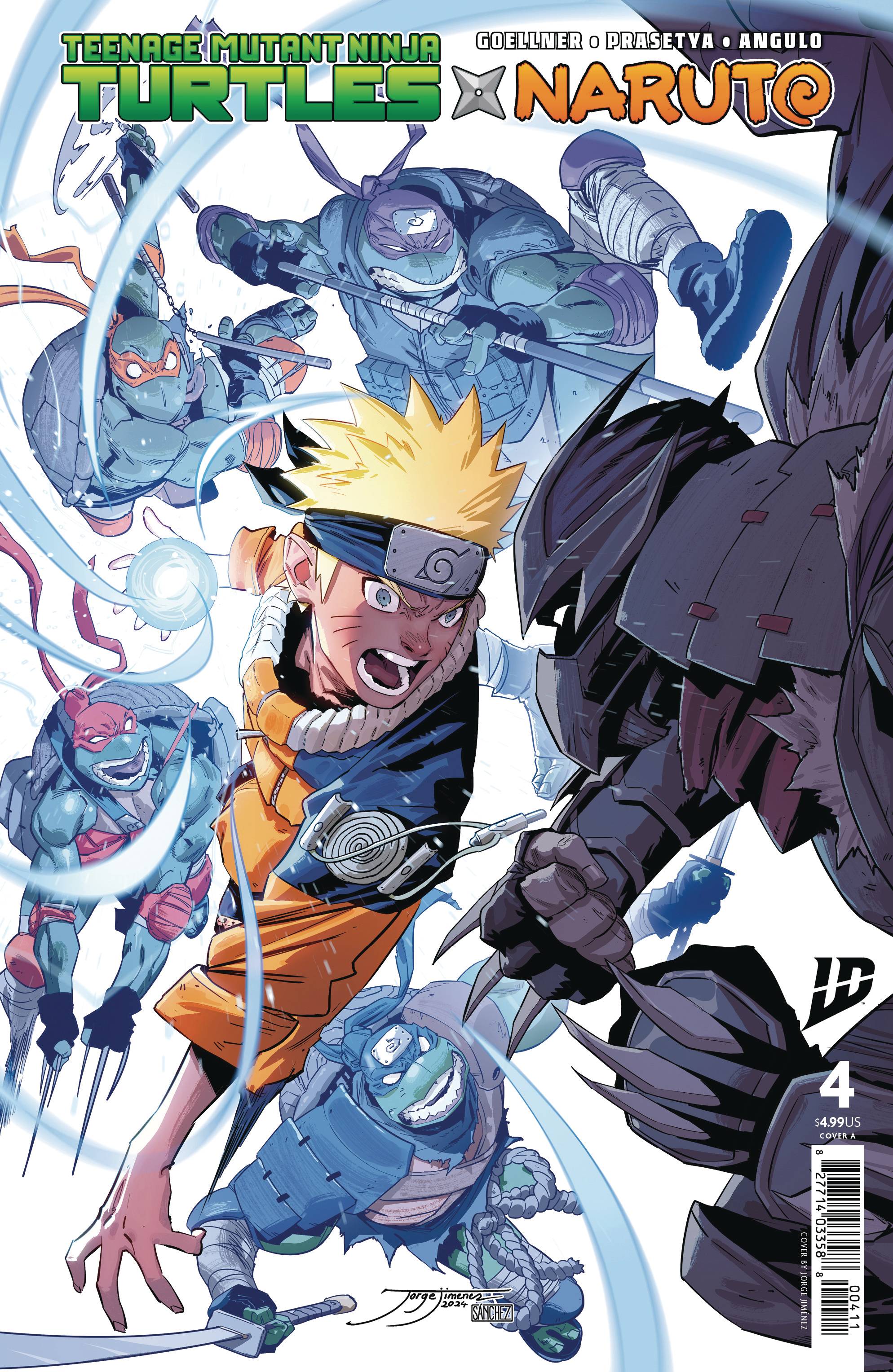 Teenage Mutant Ninja Turtles x Naruto #4 Comic