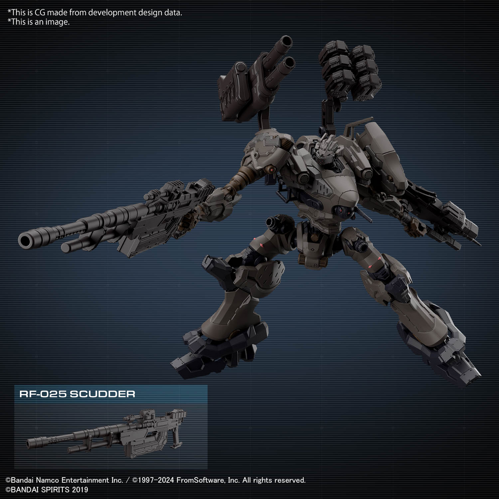 Armored Core VI Fires of Rubicon 30 Minute Missions RaD CC-2000 Orbiter Nightfall Model Kit