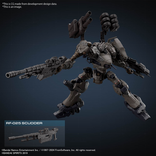 Armored Core VI Fires of Rubicon 30 Minute Missions RaD CC-2000 Orbiter Nightfall Model Kit