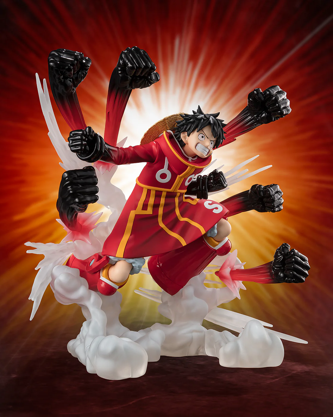 One Piece Monkey D. Luffy Gum Gum Hawk Gatling Tamashii Nations FiguartsZERO Figure