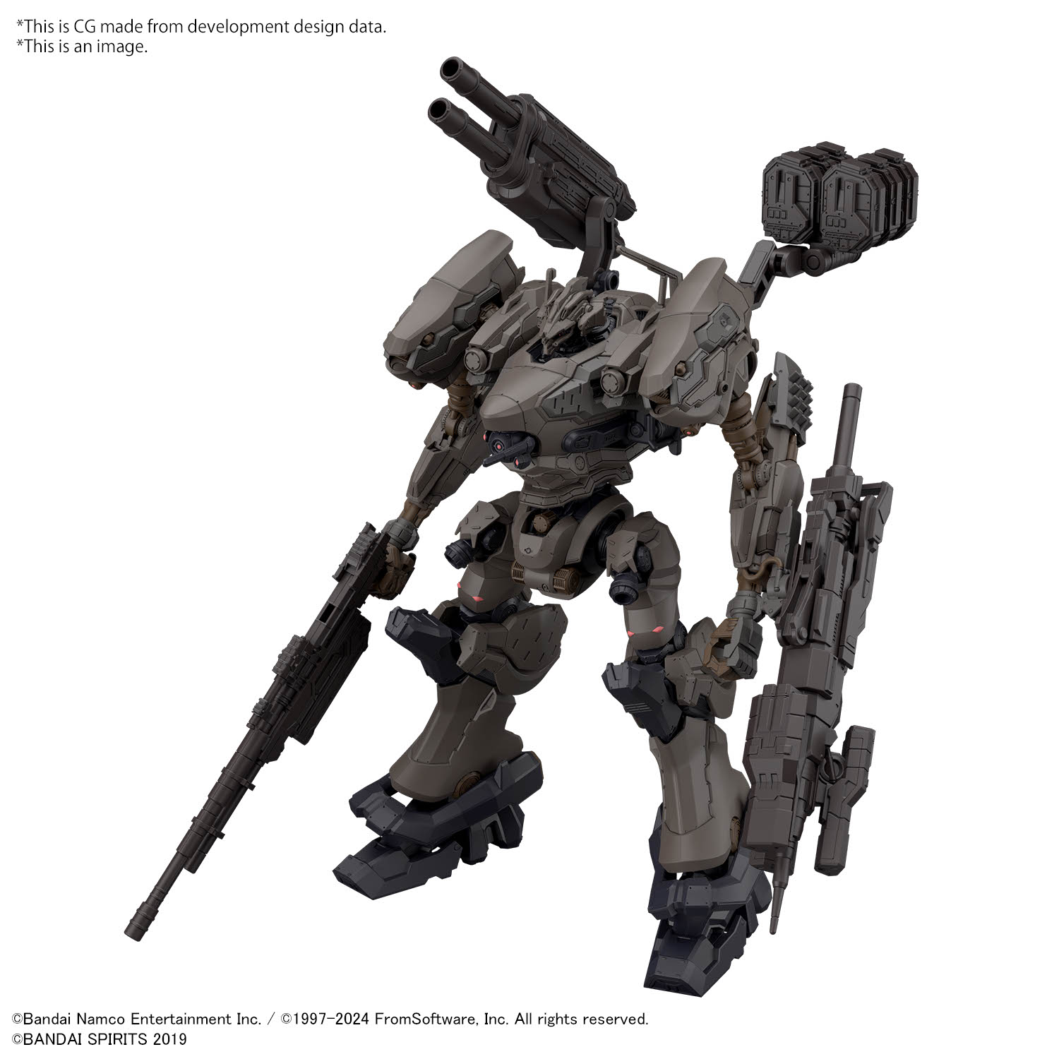Armored Core VI Fires of Rubicon 30 Minute Missions RaD CC-2000 Orbiter Nightfall Model Kit