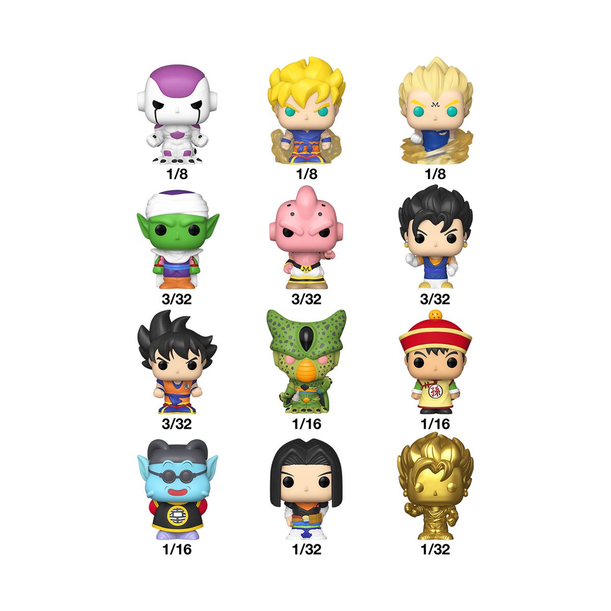 Dragon Ball Z Funko Bitty Pop! Mini-Figure Singles Blind Bag [1 of 32, 12 Variants]
