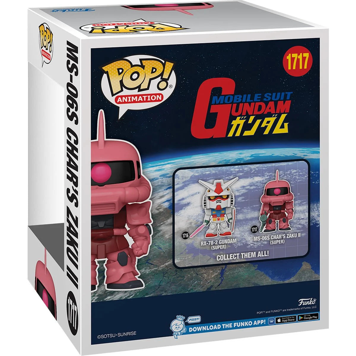 Mobile Suit Gundam MS-06S Char's Zaku II Super Funko Pop! #1717 Vinyl Figure