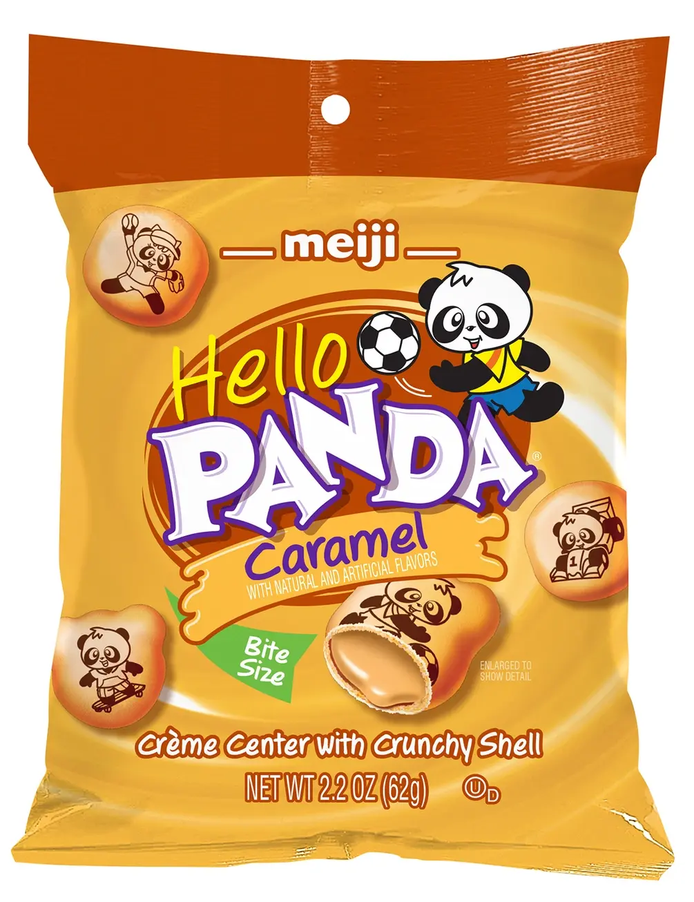 Meiji Hello Panda Caramel 2.2oz