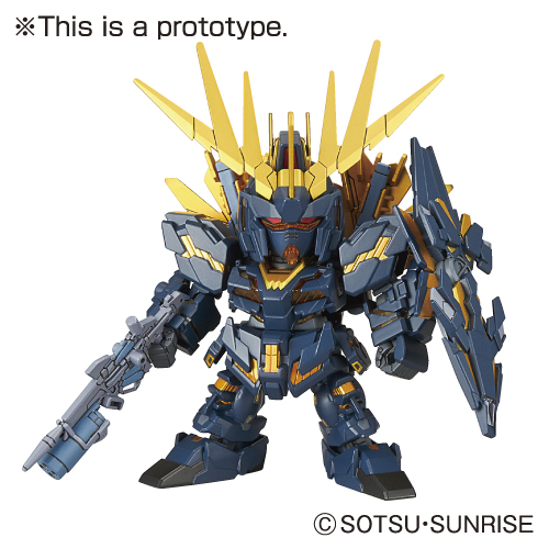 Gundam EX-Standard #015 Unicorn Gundam 02 Banshee Norn [Destroy Mode] SD Model Kit