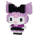 Sanrio Kuromi Dress Up Nanoblock Series Model Kit