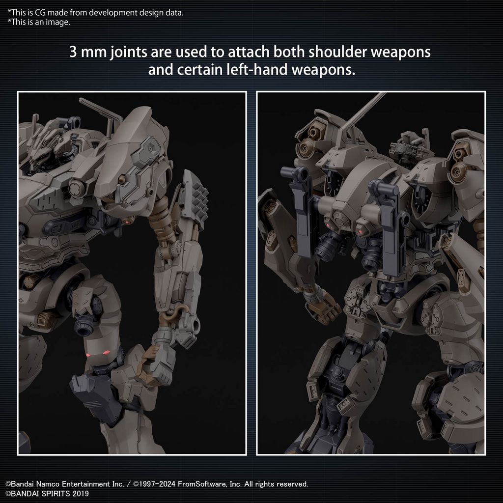 Armored Core VI Fires of Rubicon 30 Minute Missions RaD CC-2000 Orbiter Nightfall Model Kit