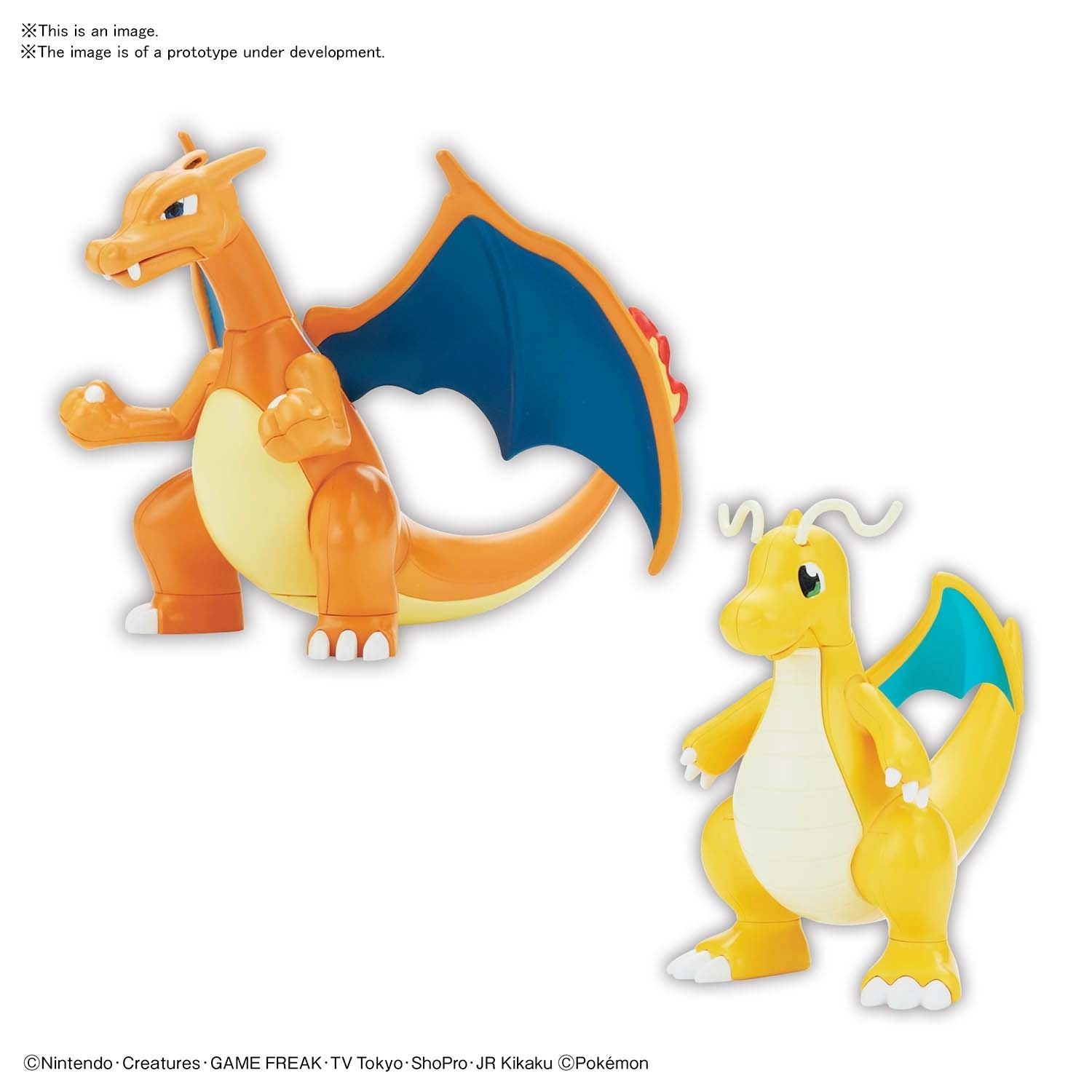 Pokemon Charizard & Dragonite Bandai Spirits Model Kit