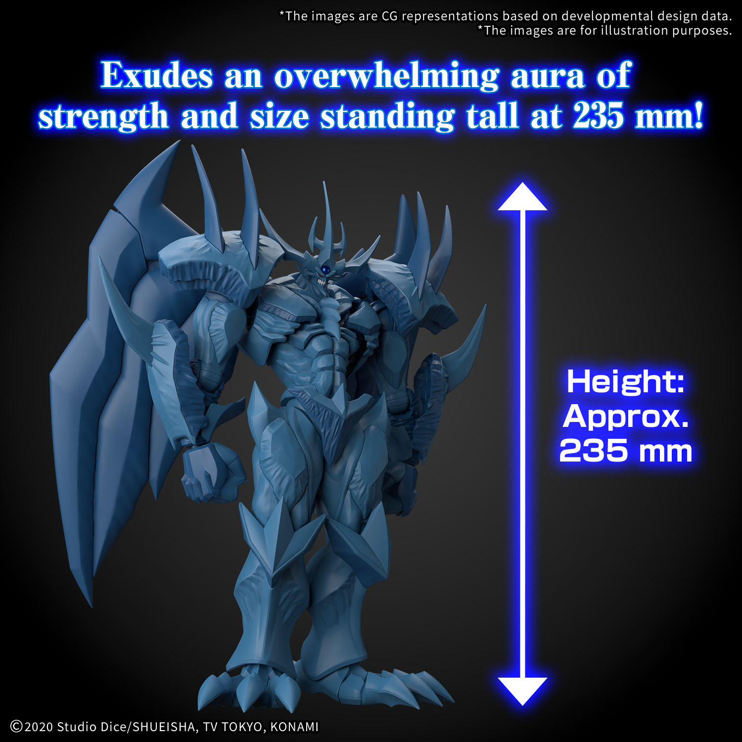Yu-Gi-Oh! Obelisk the Tormentor Egyptian God Figure-rise Standard Amplified Model Kit