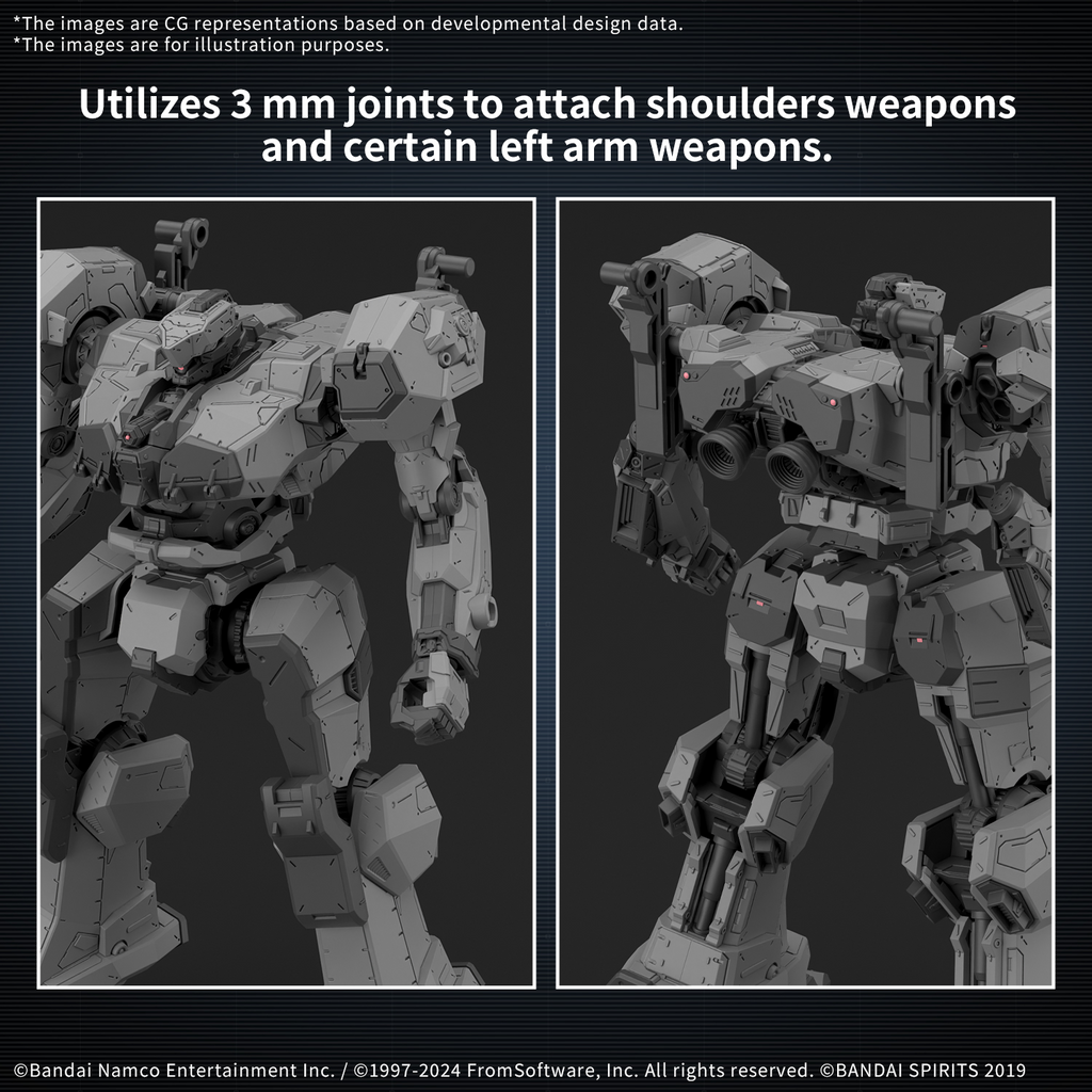 Armored Core VI Fires of Rubicon 30 Minute Missions Balam Industries BD-011 Melander Model Kit