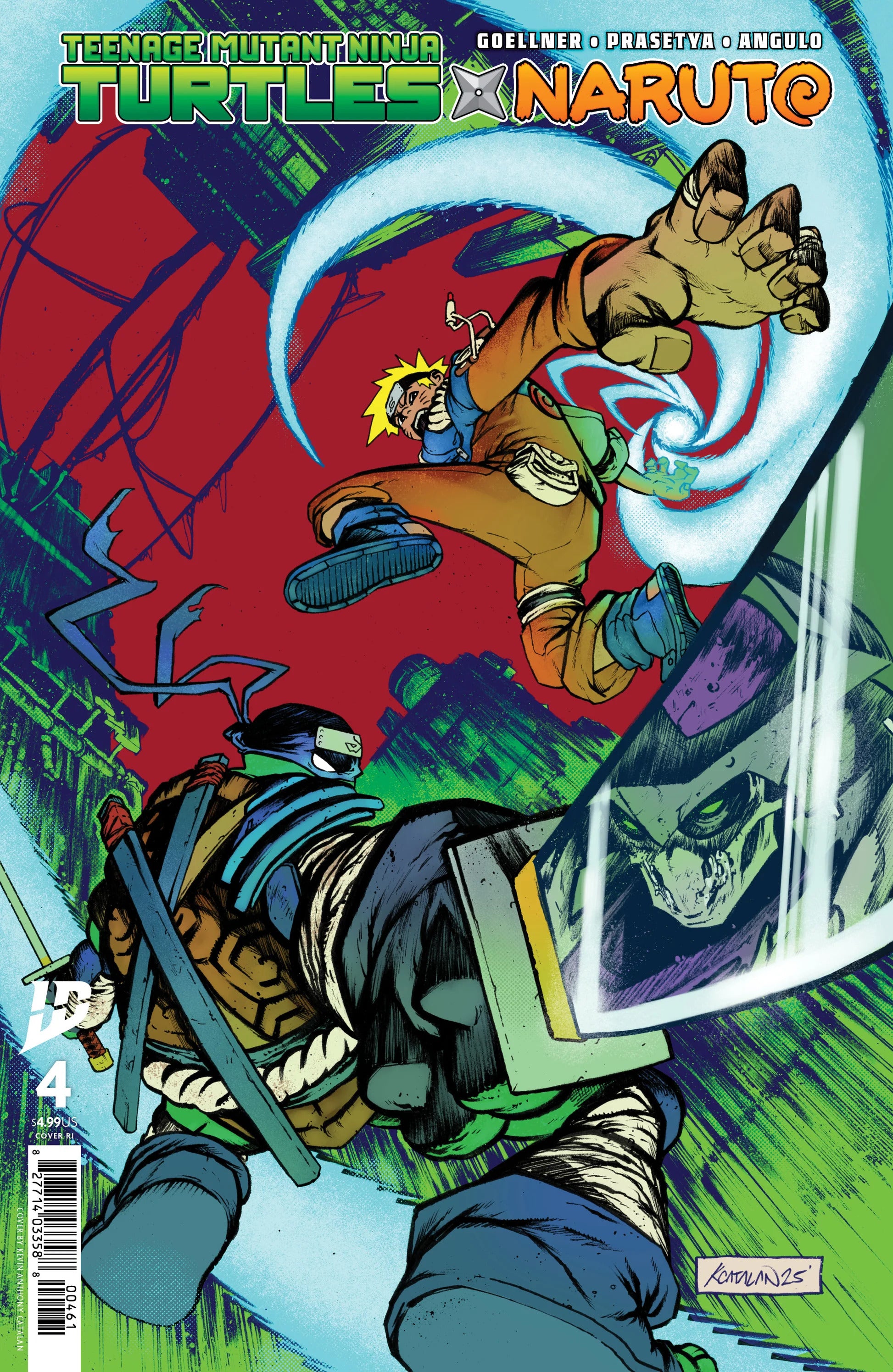 Teenage Mutant Ninja Turtles x Naruto #4 Comic