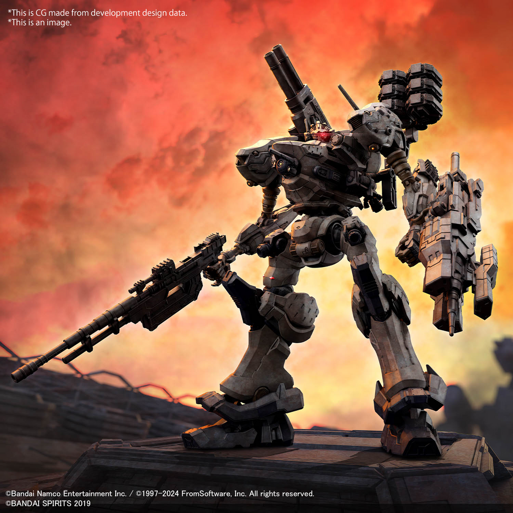 Armored Core VI Fires of Rubicon 30 Minute Missions RaD CC-2000 Orbiter Nightfall Model Kit