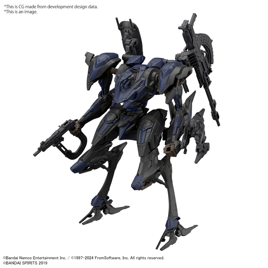 Armored Core VI Fires of Rubicon 30 Minute Missions Schneider Nachtreiher/40E Steel Haze Model Kit