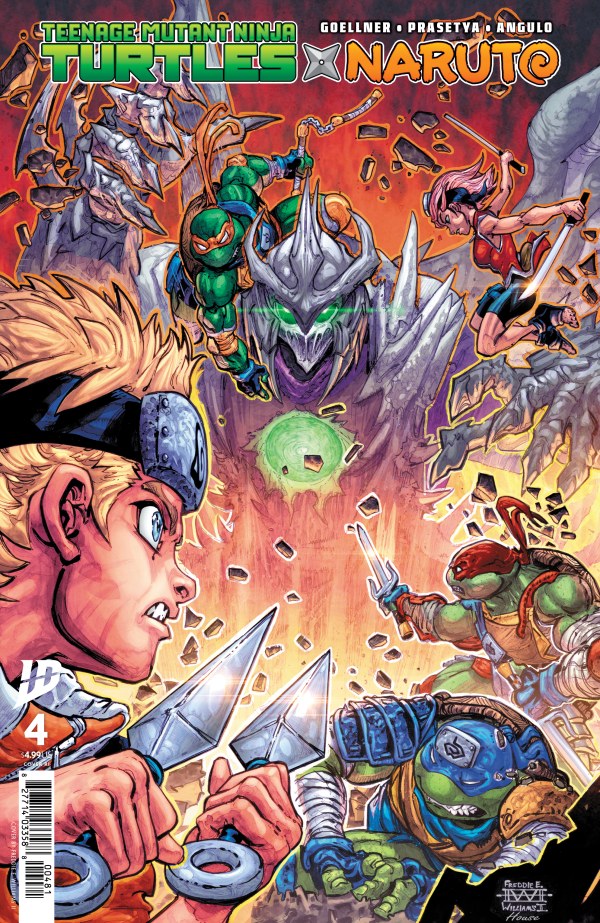Teenage Mutant Ninja Turtles x Naruto #4 Comic