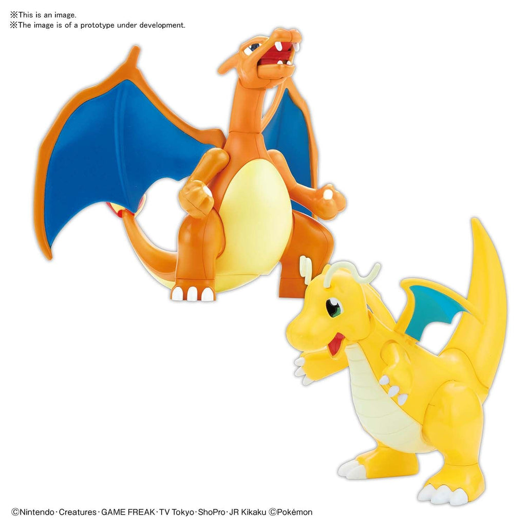 Pokemon Charizard & Dragonite Bandai Spirits Model Kit