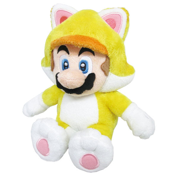 Super Mario Cat Mario All Stars Plush 10" Doll