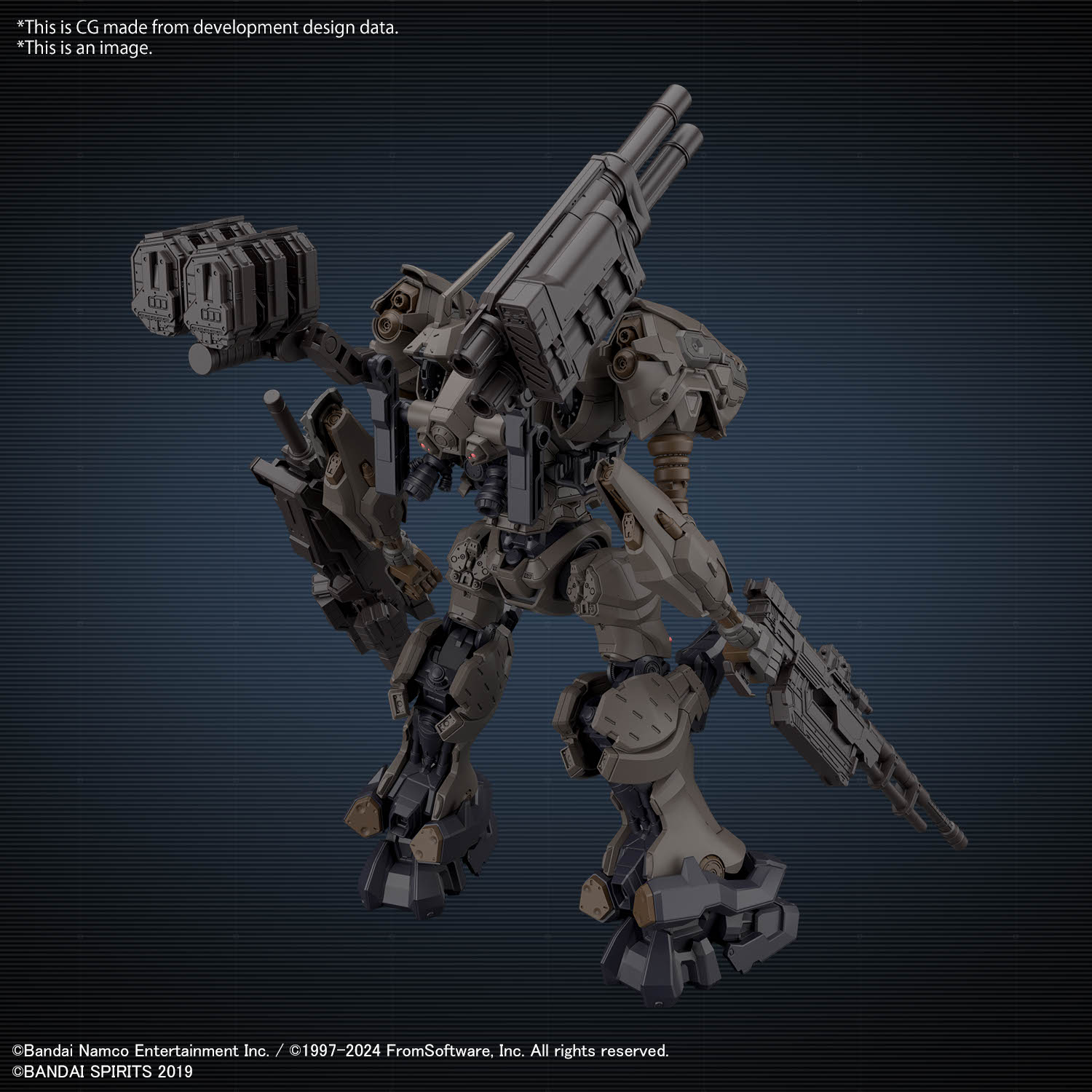 Armored Core VI Fires of Rubicon 30 Minute Missions RaD CC-2000 Orbiter Nightfall Model Kit