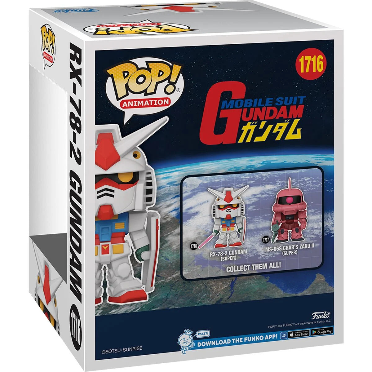 Mobile Suit Gundam RX-78-2 Gundam Super Funko Pop! #1716 Vinyl Figure